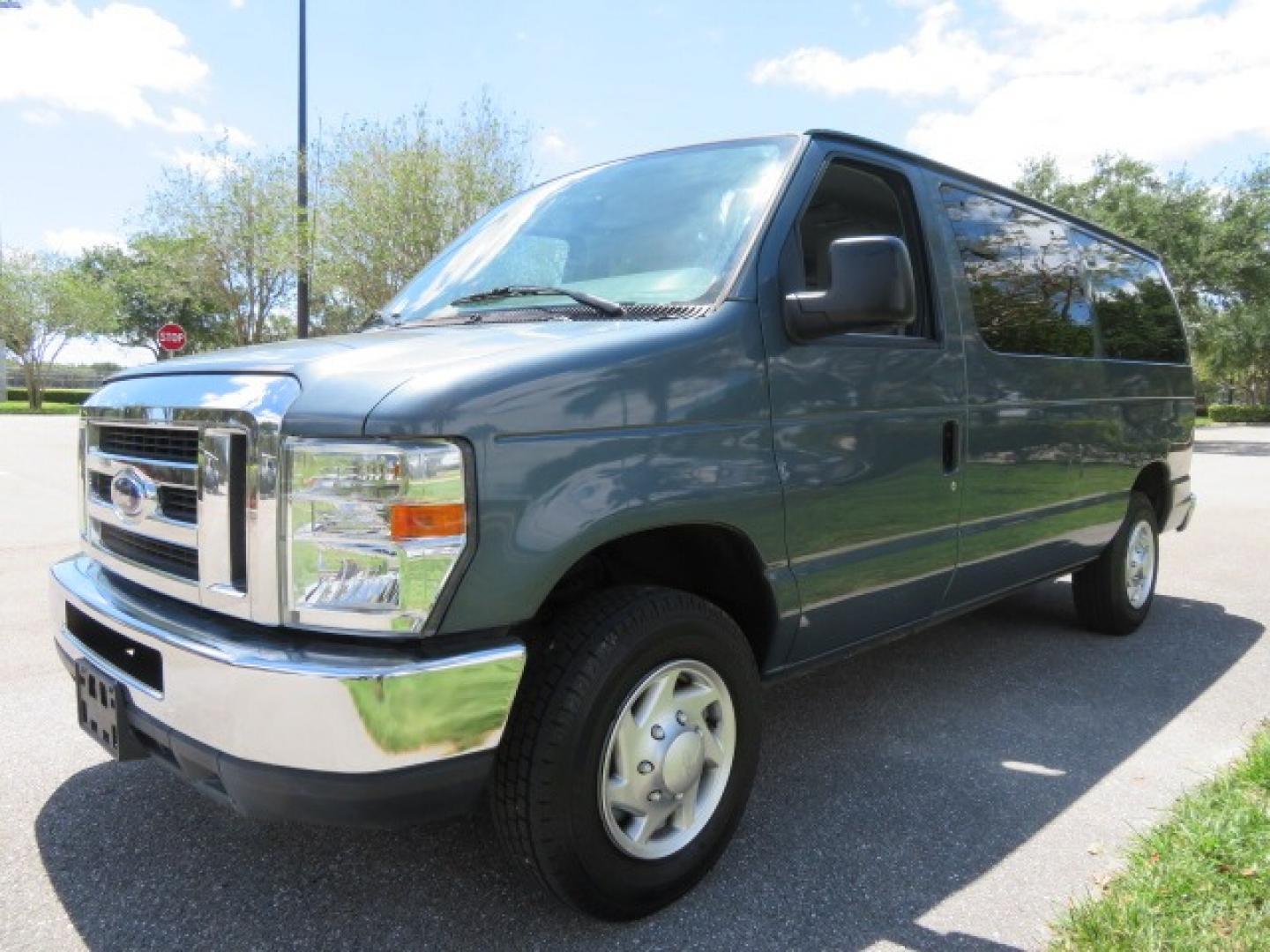 2013 Dark Blue /Gray Ford E-Series Wagon XLT (1FMNE1BW4DD) with an 4.6L V8 engine, Automatic transmission, located at 4301 Oak Circle #19, Boca Raton, FL, 33431, (954) 561-2499, 26.388861, -80.084038 - You are looking at a Gorgeous 2013 Ford E150 XLT Handicap Wheelchair Conversion Van with 22K Original Miles, Tie Down System, Power Electric VMI Side Entry Wheelchair Lift, Back Up Camera, Factory Navigation and Much Much More. This van is Awesome. This is a Nice Rust Free Van with a Clean Carfax, C - Photo#9